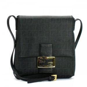 Fendi（フェンディ） ナナメガケバッグ ZUCCHINO PU+VITELLO 8BT075 F0KUR NERO