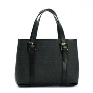 Fendi（フェンディ） トートバッグ ZUCCHINO PU+VITELLO 8BH237 F0KUR NERO