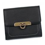 Ferragamo（フェラガモ） 二つ折り財布（小銭入れ付） GANCIO TIMELESS 22B601 493220 NERO