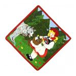 Feiler （フェイラー） タオル25X25 FAIRY TALES 120 LITTLE RED RIDING HOOD