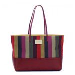 Fendi（フェンディ） トートバッグ TESSUTO PEQUIN 8BH185 F0WUP MULTICOLOR+BORDEAUX （ROSSO）