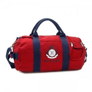 【2013年2月28日まで期間限定値下げ】TOMMY HILFIGER（トミーヒルフィガー） ボストンバッグ CREST NYC CANVAS 6918135 600 RED