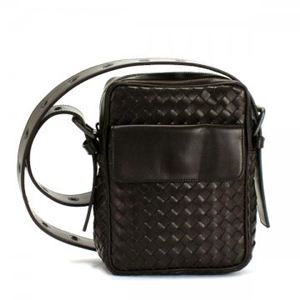 BOTTEGA VENETA（ボッテガベネタ） ナナメガケバッグ P.FOGLIO INTRECCIATO 163313 2040 EBONY