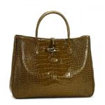 Longchamp（ロンシャン） ハンドバッグ ROSEAU STYLE CROCO 1681 371 NOIX