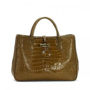 Longchamp（ロンシャン） ハンドバッグ ROSEAU STYLE CROCO 1686 371 NOIX