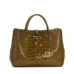 Longchamp（ロンシャン） ハンドバッグ ROSEAU STYLE CROCO 1686 371 NOIX