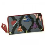 Vivienne Westwood（ヴィヴィアンウエストウッド） 長財布 SQUIGGLE LOGOMANIA 32222  MULTICOLOR RED