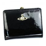 Vivienne Westwood（ヴィヴィアンウエストウッド） 二つ折り財布（小銭入れ付） APOLLO 32264  BLACK