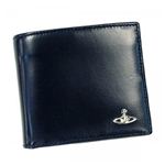 Vivienne Westwood（ヴィヴィアンウエストウッド） 2つ折りカード MAN BICOLORED 33017  BLU VAVY