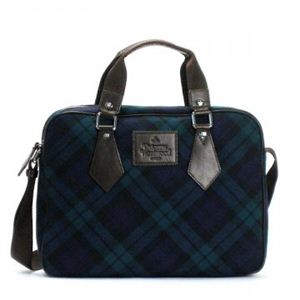 Vivienne Westwood（ヴィヴィアンウエストウッド） ブリーフケース MAN TARTAN 13224  BLUE