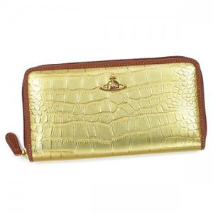 Vivienne Westwood（ヴィヴィアンウエストウッド） 長財布 CHANCERY 5140V  GOLD