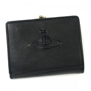 Vivienne Westwood（ヴィヴィアンウエストウッド） 二つ折り財布（小銭入れ付） CHELSEA 32237  BLACK