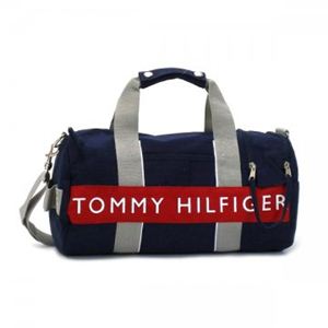 【2013年2月28日まで期間限定値下げ】TOMMY HILFIGER（トミーヒルフィガー） ボストンバッグ LOGO CLASSICS 6912658（L200230） 467 NAVY/RED