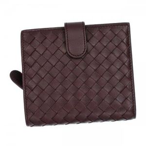 BOTTEGA VENETA（ボッテガベネタ） 2つ折りカード PORTAMONETE INTRECCI 114073 2201 MAROON