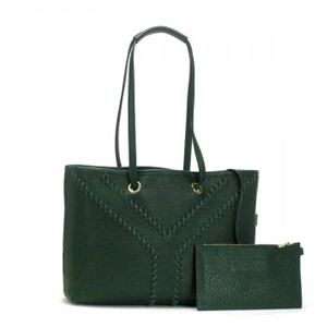 Yves Saint Laurent（イブサンローラン） トートバッグ NEO DOUBLE 297746 3467 VERDE BOTTIGLIA