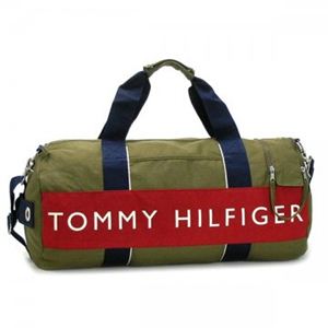 TOMMY HILFIGER（トミーヒルフィガー） ボストンバッグ LOGO CLASSICS 6912236 312 OLIVE／RED