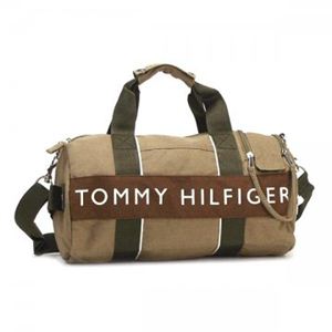 【2013年2月28日まで期間限定値下げ】TOMMY HILFIGER（トミーヒルフィガー） ボストンバッグ LOGO CLASSICS 6912658（L200230） 261 KHAKI／BROWN