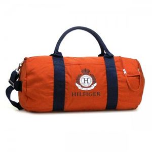 【2013年2月28日まで期間限定値下げ】TOMMY HILFIGER（トミーヒルフィガー） ボストンバッグ CREST NYC CANVAS 6918137 810 ORANGE KITE