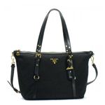 Prada（プラダ） トートバッグ TESSUTO+SAFFIANO BR4254 NERO