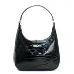 Longchamp（ロンシャン） ショルダーバッグ ROSEAU STYLE CROCO 2977 1 NOIR