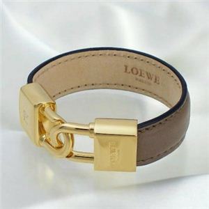 Loewe（ロエベ） ブレスレット PADLOCK 111.20.002 8178 GOLD／MINK