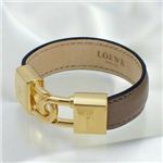 Loewe（ロエベ） ブレスレット PADLOCK 111.20.002 8178 GOLD／MINK