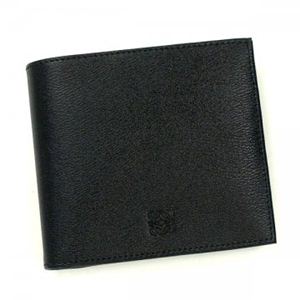 Loewe（ロエベ） 二つ折り財布（小銭入れ付） TEXTURA LEATHER 103.30.501 1100 BLACK