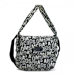 MARC BY MARC JACOBS（マークバイマークジェイコブス） ナナメガケバッグ PRETTY NYLON CORE M3PE111 80122 BLACK ＆amp; WHITE