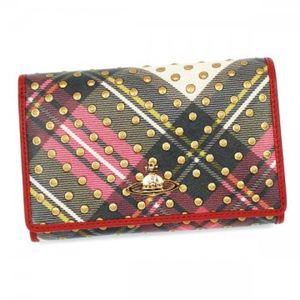 Vivienne Westwood（ヴィヴィアンウエストウッド） 二つ折り財布（小銭入れ付） TARTAN DOTS 2232V NEW EXHIBITION