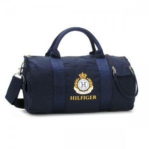 【2013年2月28日まで期間限定値下げ】TOMMY HILFIGER（トミーヒルフィガー） ボストンバッグ CREST NYC CANVAS 6918135 467 NAVY