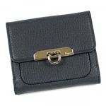 Ferragamo（フェラガモ） 二つ折り財布（小銭入れ付） GANCIO TIMELESS 22B601 513210 CHARCOAL