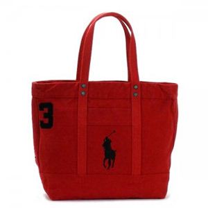 RalphLauren（ラルフローレン） トートバッグ BIG PP TOTE 4051582 254QJ PARK AVE RED