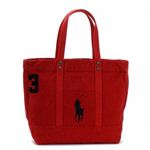 RalphLauren（ラルフローレン） トートバッグ BIG PP TOTE 4051582 254QJ PARK AVE RED