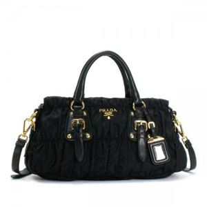 Prada（プラダ） ハンドバッグ TESSUTO GOUFFRE BN1407 F0002 NERO