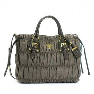 Prada（プラダ） ハンドバッグ TESSUTO GOUFFRE BN1788 F0170 FUMO GREY