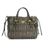 Prada（プラダ） ハンドバッグ TESSUTO GOUFFRE BN1788 F0170 FUMO GREY