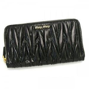 MIUMIU（ミュウミュウ） 長財布 MATELASSE LUX 5M0506 2 NERO