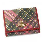 Vivienne Westwood（ヴィヴィアンウエストウッド） 三つ折り財布（小銭入れ付） TARTAN DOTS 1311V NEW EXHIBITION