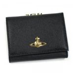 Vivienne Westwood（ヴィヴィアンウエストウッド） 三つ折り財布（小銭入れ付） SAFFIANO 1311V NERO