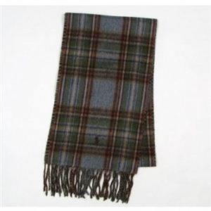 RalphLauren（ラルフローレン） マフラー 604649 422 BLUE／BROWN PLAID