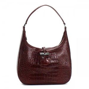 Longchamp（ロンシャン） ショルダーバッグ ROSEAU STYLE CROCO 2977 9 BORDEAUX