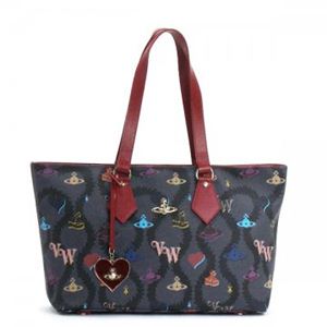 Vivienne Westwood（ヴィヴィアンウエストウッド） トートバッグ SQUIGGLE LOGOMANIA 13185 RED