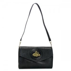 Vivienne Westwood（ヴィヴィアンウエストウッド） ナナメガケバッグ CAMEO 13195 BLACK