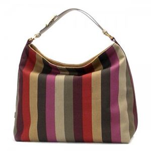 Fendi（フェンディ） ショルダーバッグ TESSUTO PEQUIN 8BR653 F0WUP MULTICOLOR+MANICO PIETRA