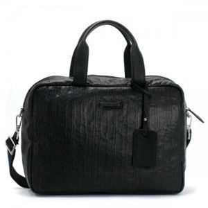 EMPORIO ARMANI（エンポリオアルマーニ） ブリーフケース ZUCCA PU LOGO YEMF50 88001 BLACK