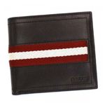 Bally（バリー） 二つ折り財布（小銭入れ付） TRAINSPOTTING TYE 271 CHOCOLATE RED／WHITE