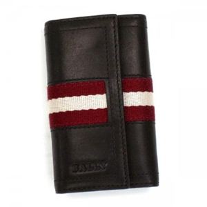 Bally（バリー） キーケース TRAINSPOTTING TUTO 271 CHOCOLATE RED／WHITE