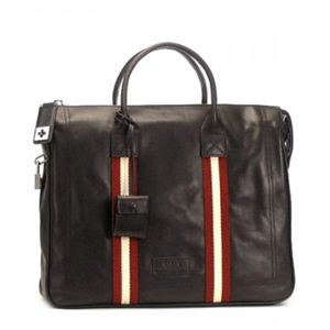 Bally（バリー） ブリーフケース TRAINSPOTTING TAJEST-MD 261 CHOCOLATE RED／WHITE