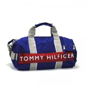 TOMMY HILFIGER（トミーヒルフィガー） ボストンバッグ LOGO CLASSICS L200231 429 OLYMPIAN BLUE／ RED