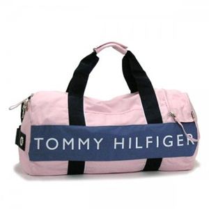 TOMMY HILFIGER（トミーヒルフィガー） ボストンバッグ LOGO CLASSICS L500080 661 PINK／ SLATE BLUE